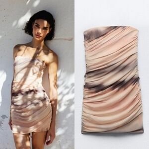 Zara Strapless Mini Dress